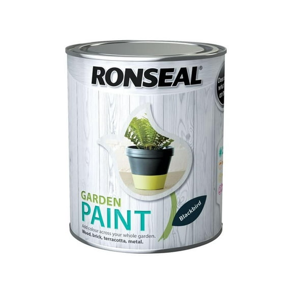 Ronseal - Garden Paint Black Bird 250ml