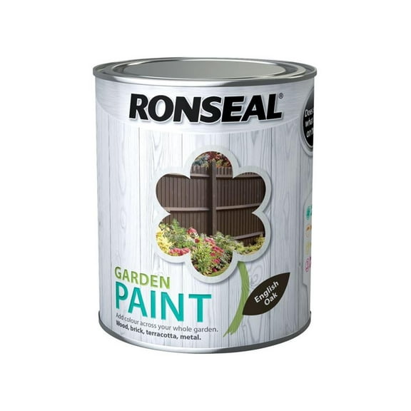 Ronseal - Garden Paint English Oak 250ml