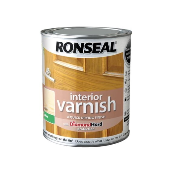 Ronseal - Interior Varnish Quick Dry Matt Clear 250ml