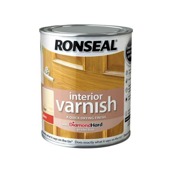 Ronseal - Interior Varnish Quick Dry Gloss Clear 250ml