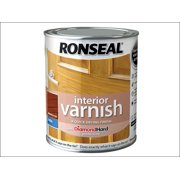 Ronseal - Interior Varnish Quick Dry Satin Medium Oak 750ml