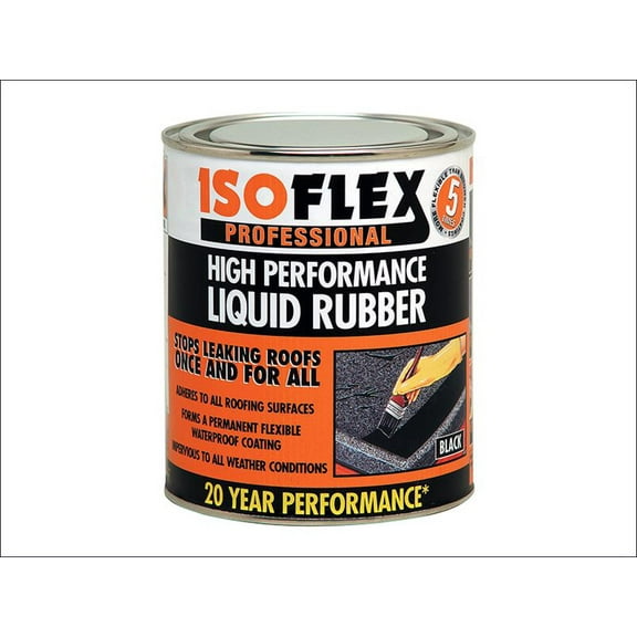 Ronseal - Isoflex Liquid Rubber Black 750ml
