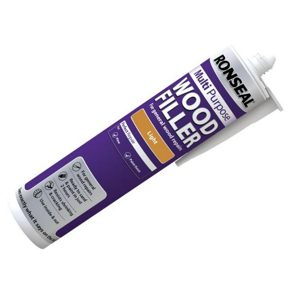 Ronseal - Multipurpose Wood Filler Cartridge Light 310ml