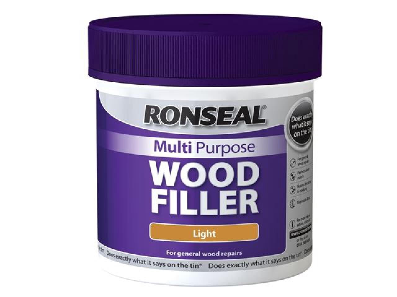 Ronseal - Multipurpose Wood Filler Tub Light 465g