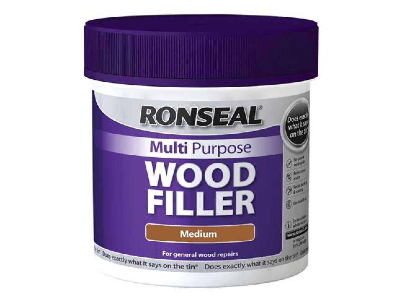 Ronseal - Multipurpose Wood Filler Tub Medium 465g