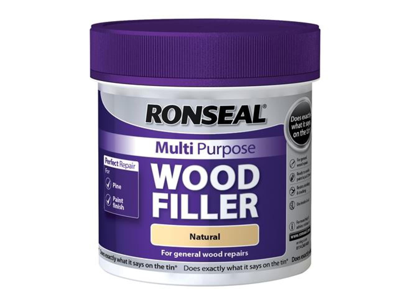 Ronseal - Multipurpose Wood Filler Tub Natural 465g