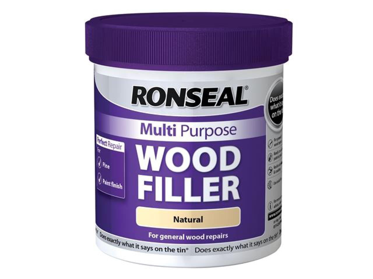 Ronseal - Multipurpose Wood Filler Tub Natural 930g