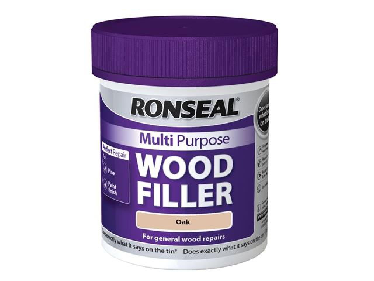 Ronseal - Multipurpose Wood Filler Tub Oak 250g