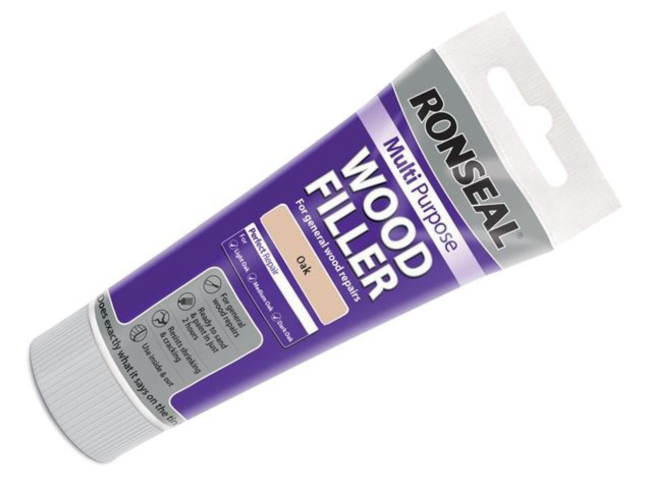 Ronseal - Multipurpose Wood Filler Tube Oak 100g