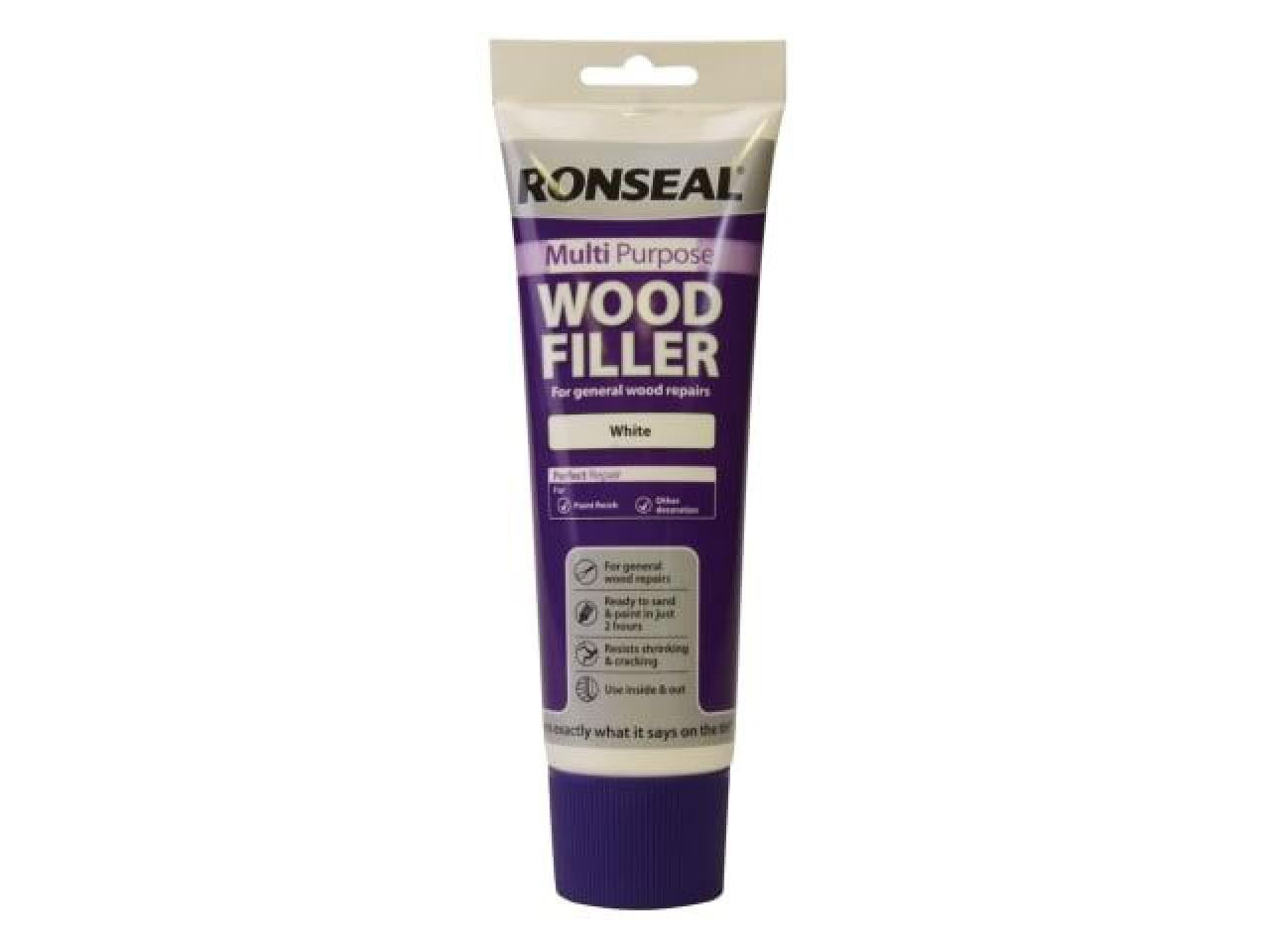 Ronseal - Multipurpose Wood Filler Tube White 325g