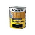 thumbnail image 1 of Ronseal - Quick Drying Woodstain Satin Ebony 750ml, 1 of 1