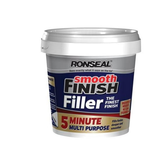 Ronseal - Smooth Finish 5 Minute Multipurpose Filler Tub 600ml