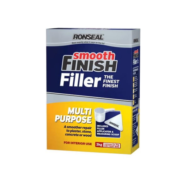 Ronseal - Smooth Finish Multipurpose Wall Powder Filler 2kg