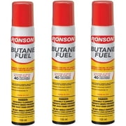 Ronson 135 mL ButaneFuel with Universal Tip 3 Pack