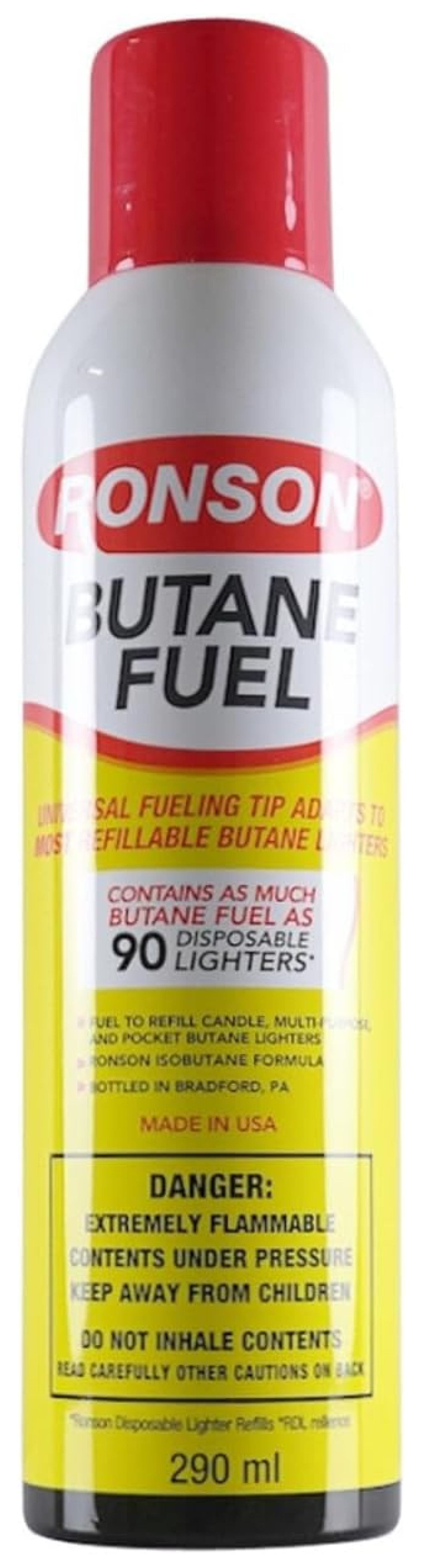Ronson Multipurpose Lighter Refill Butane Fuel 290 mL Pack of 2