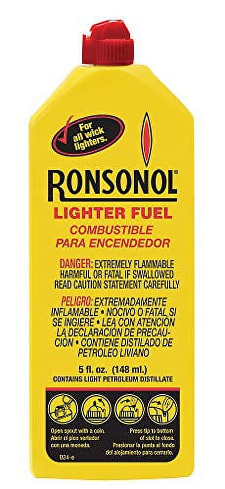 Ronson Ronsonol Lighter Fuel Yellow, 5 oz - Walmart.com