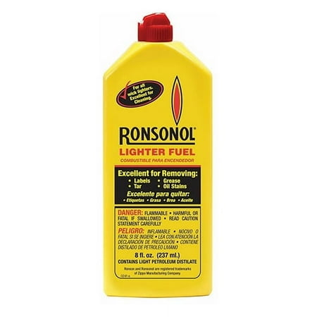 Ronsonol Lighter Fuel Excellent For Cleaning, 8 Oz, 3 Pack