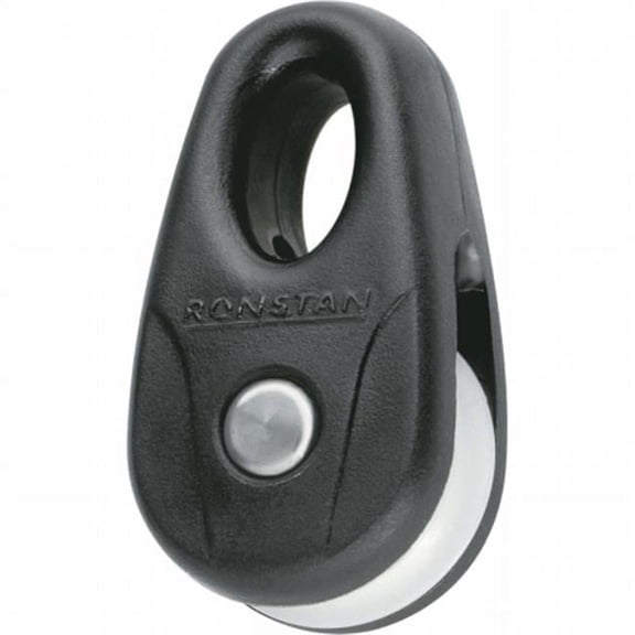 Ronstan Kite Block - Black With White Sheave - Pair