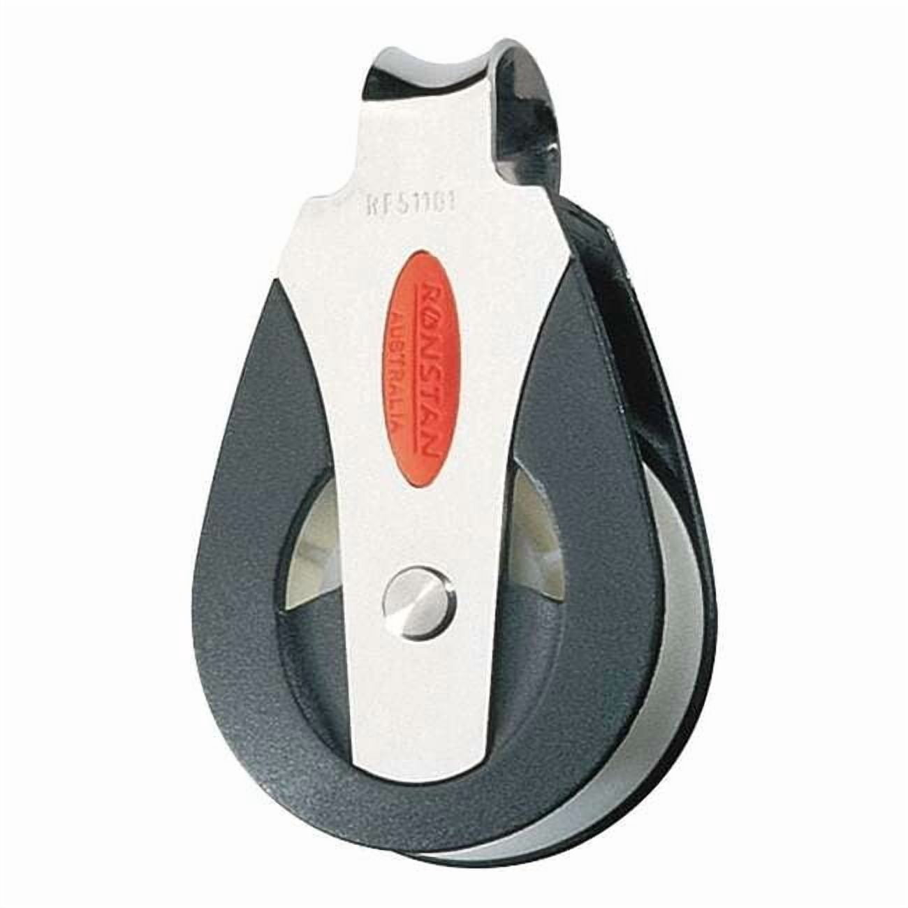 Fribrous Rope Ronstan Pulley Block, Fibrous Rope, 1,650 lb Max Load, Painted RF51101 ...