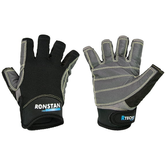 Ronstan Sticky Race Gloves - Black - S | Bundle of 2 Each