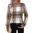 thumbnail image 1 of Ronuti Fall Sweatshirts for Women Long Sleeve Shirts Fashion Casual Crew Neck Pullover Tops, 1 of 10