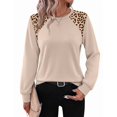 thumbnail image 1 of Ronuti Fall Sweatshirts for Women Long Sleeve Shirts Fashion Casual Crew Neck Pullover Tops, 1 of 10
