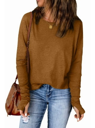 トップス andequal ribbon sleeve tops brown Worthington Brown Tops for Women - JCPenney