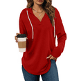 thumbnail image 1 of Ronuti Womens Fashion Tops Fall Hoodies Pullover Oversized Sweatshirts Long SLeeve Shirts Loose Fit, 1 of 6