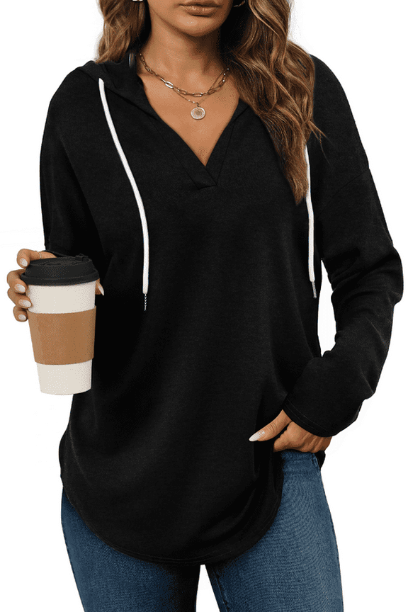 Womens Fashion Tops Fall Hoodies Pullover Oversized Sweatshirts Long SLeeve Shirts Loose Fit