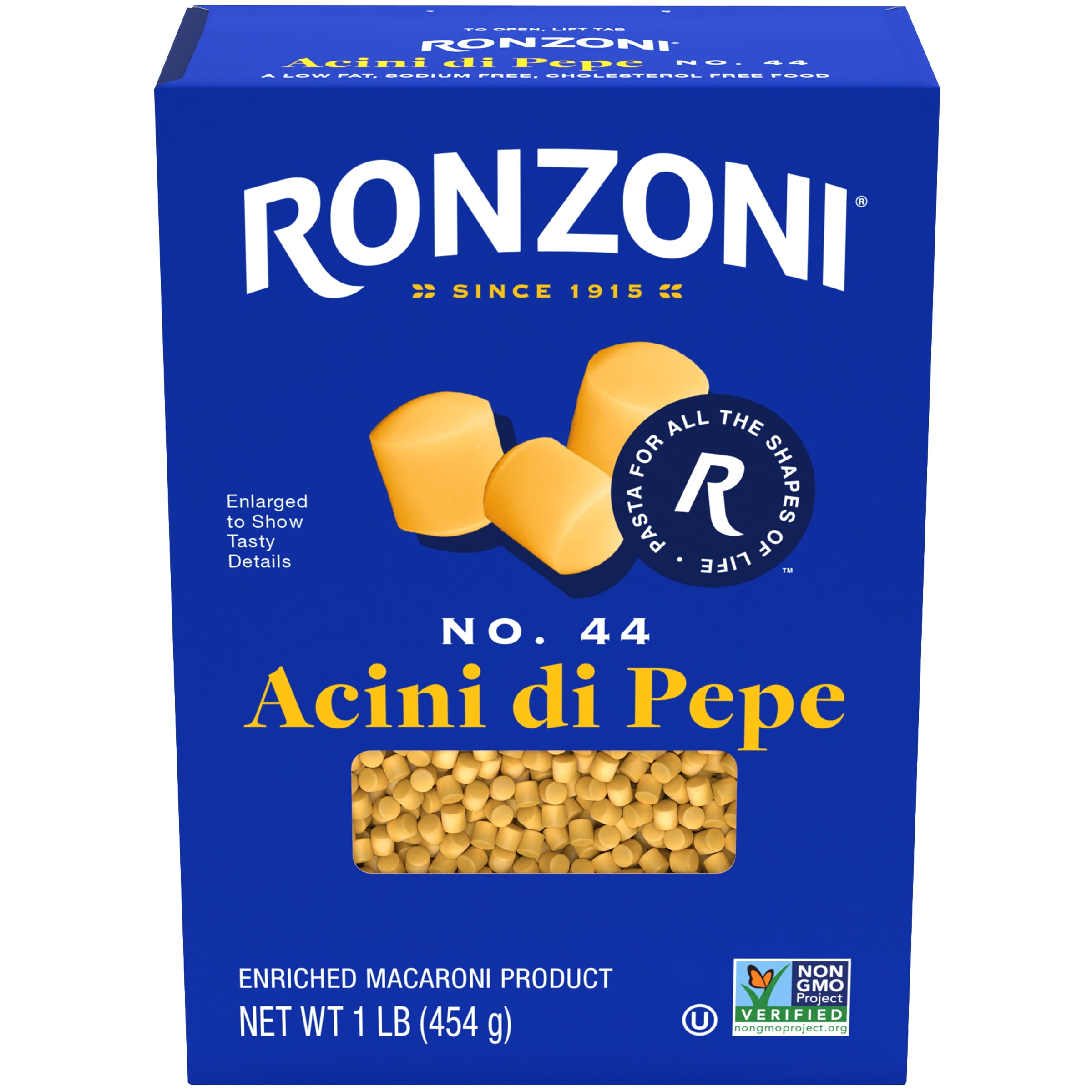 Ronzoni Acini Di Pepe, 16 oz, Bead-Shaped Pasta for Soups, Non-GMO, (Shelf Stable)