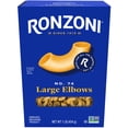 thumbnail image 1 of Ronzoni Large Elbows, 16 oz, Non-GMO Macaroni Pasta, (Shelf Stable), 1 of 14