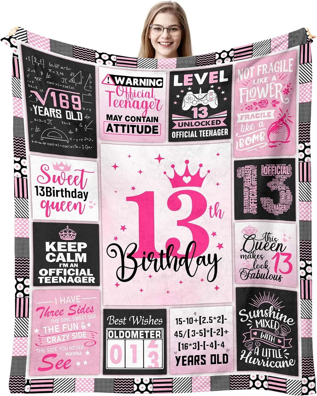 RooRuns 13 Year Old Girl Birthday Gift Ideas 13th Birthday Decorations for  Girls Gifts for 13 Year Old Girl Best 13th Birthday Gifts for Teen Girl  Teenage Gifts for 13 Year Old