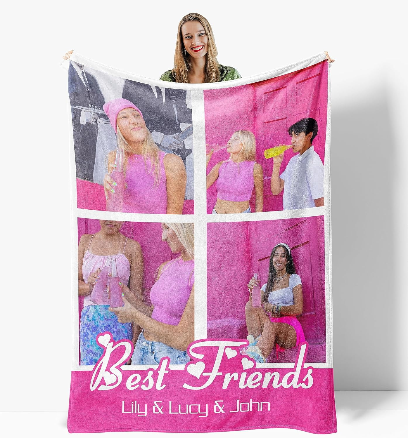 RooRuns Anniversary Custom Blanket Personalized Gifts Customized