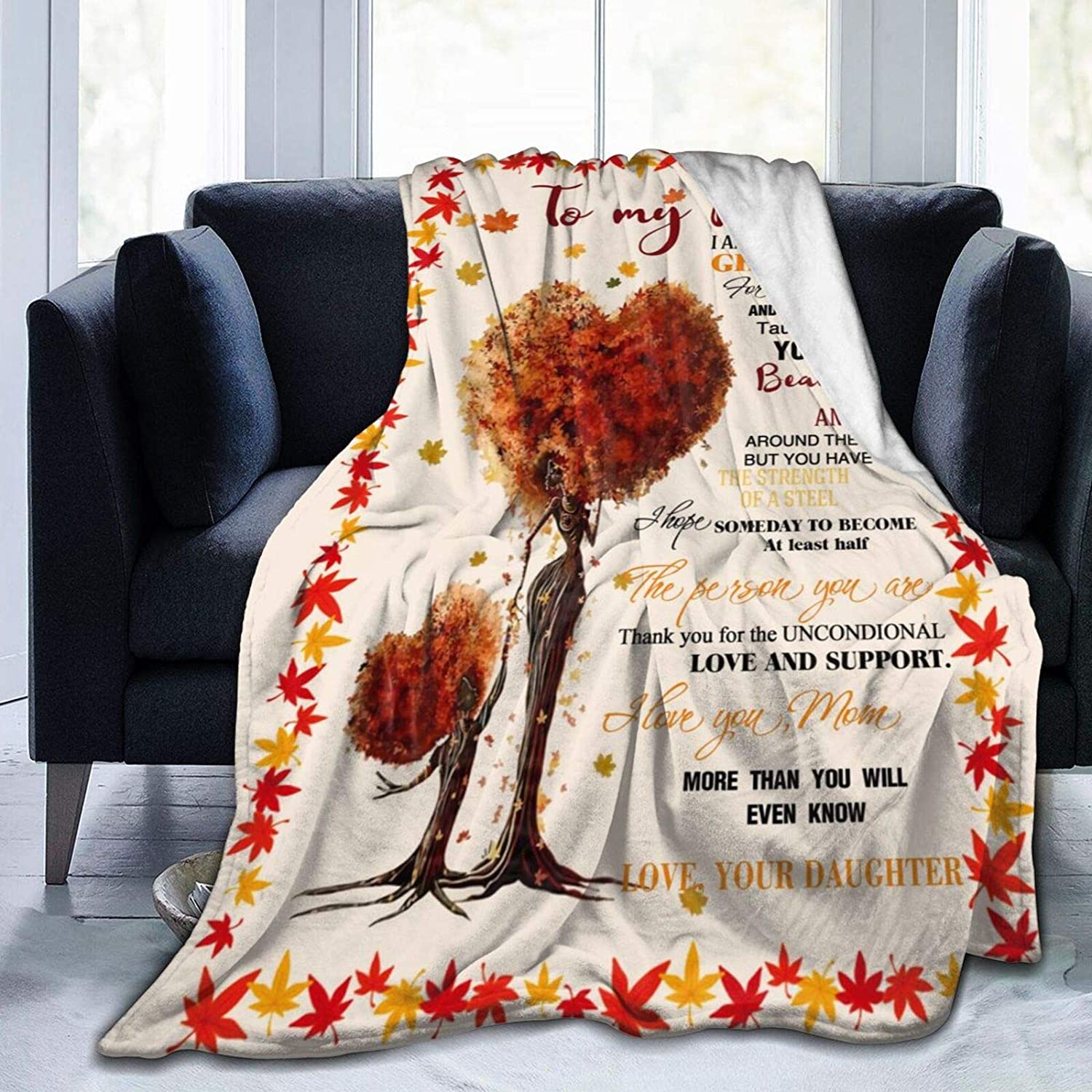 RooRuns Blanket to My Husband Throw Blankets Soft Lightweight Bed