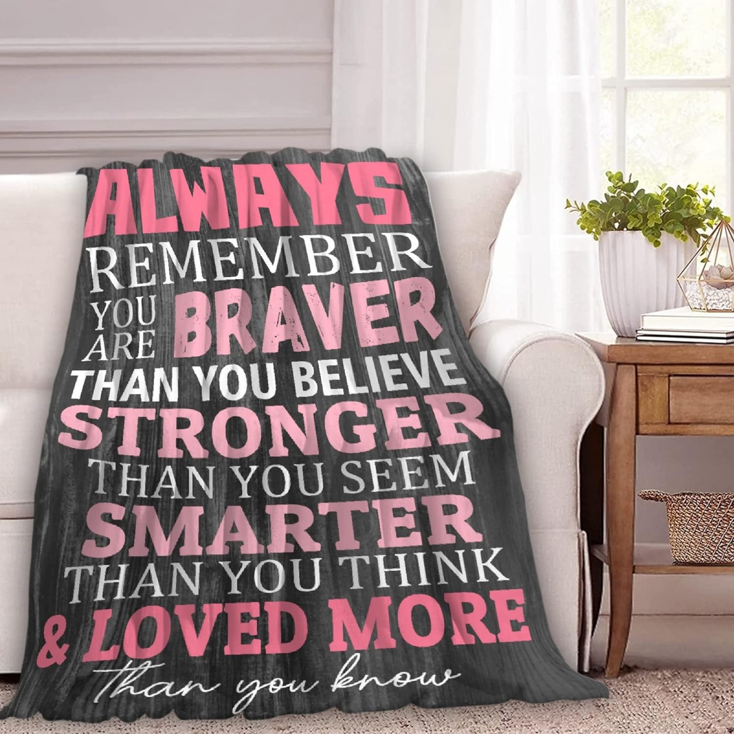 RooRuns Christian Blanket Bible Verse Blanket Christian Religious