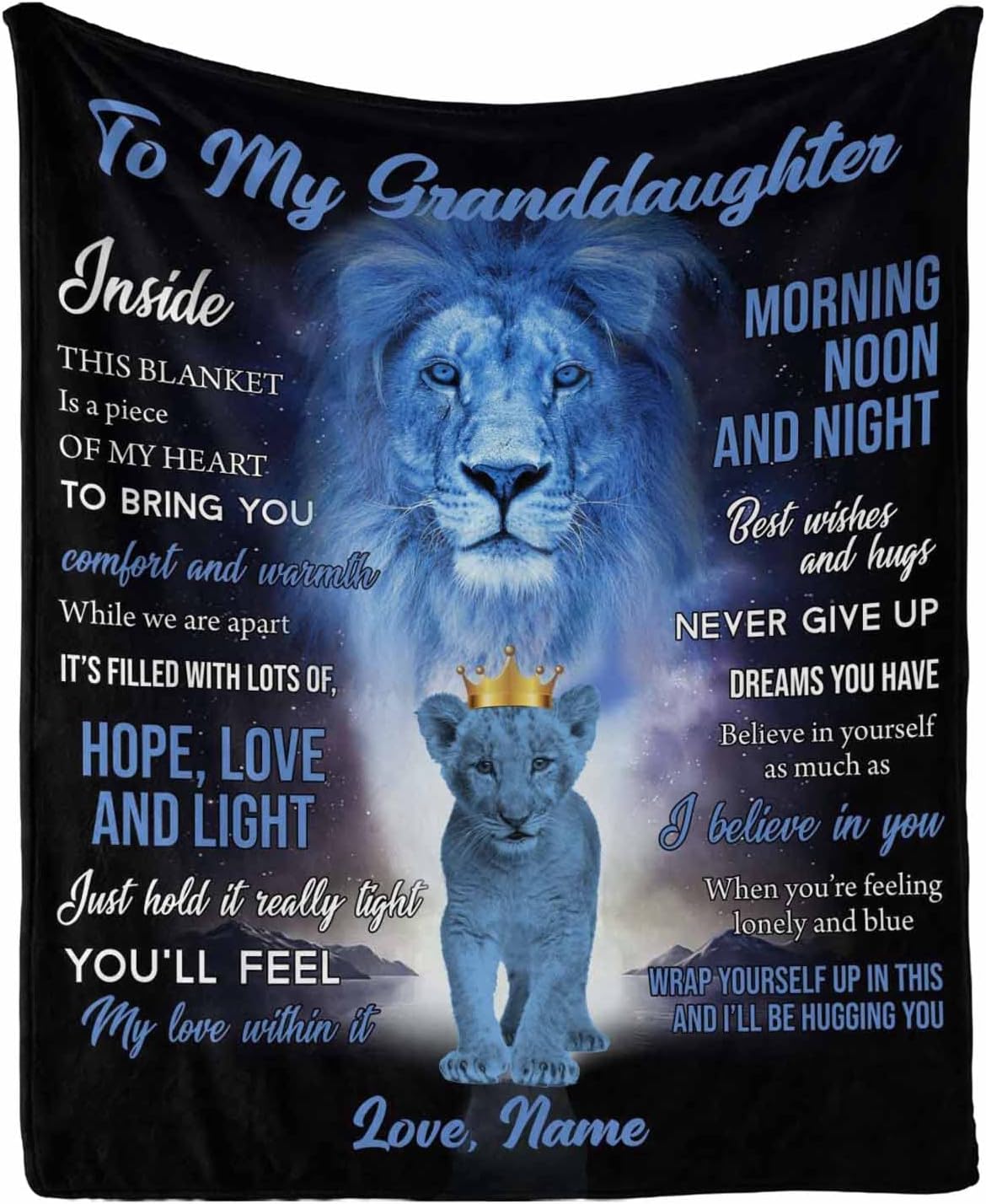 RooRuns Custom Nephew Gifts from Uncle Aunt Blanket Gifts for Nephew