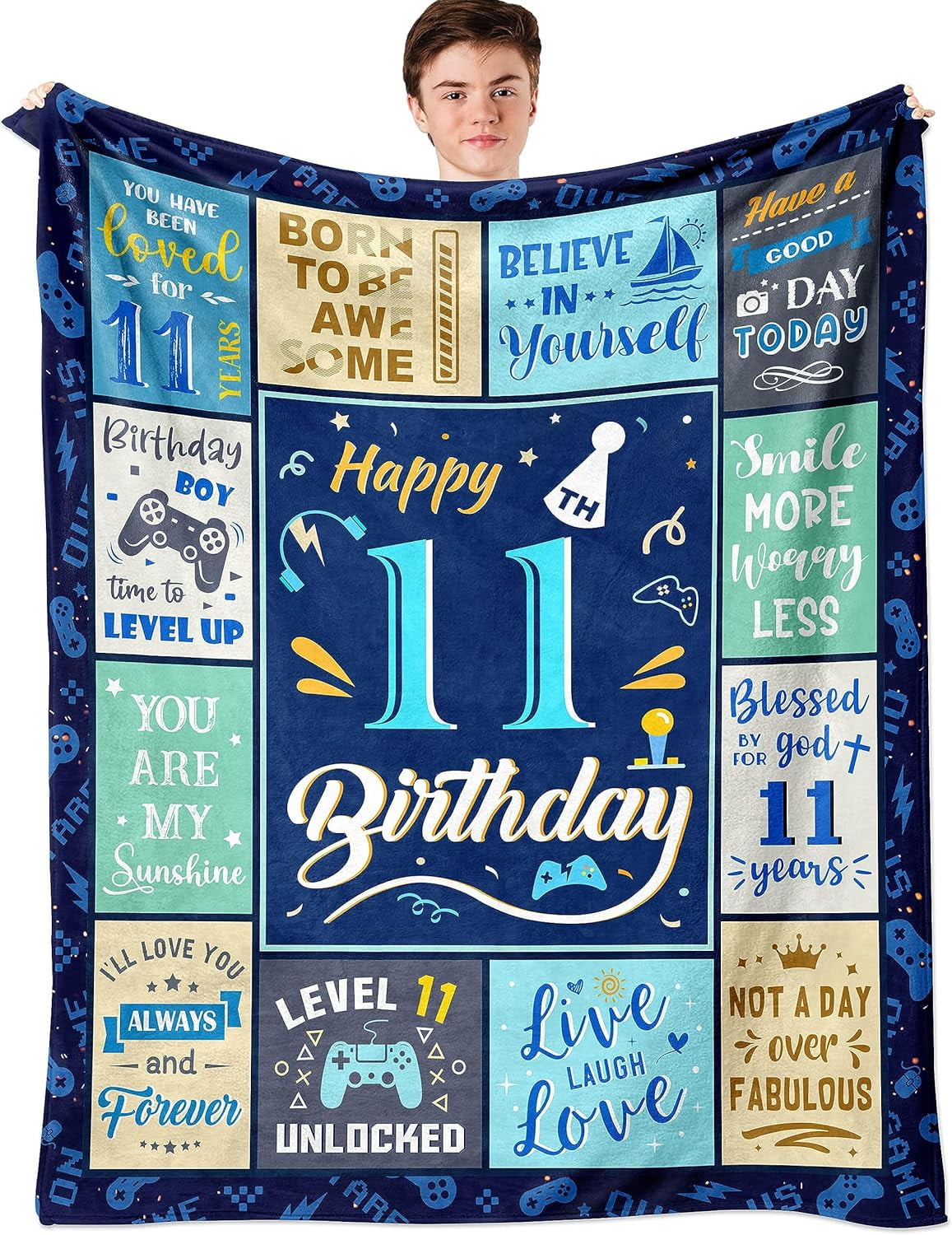 RooRuns Gifts for 10 Year Old Girl, 10 Year Old Girl Gift Ideas from  Parents Grandparents Sister Friends, Best Birthday Gift for 10 + Year Old  Girl, 10th Birthday Decorations for Girl Blanket 