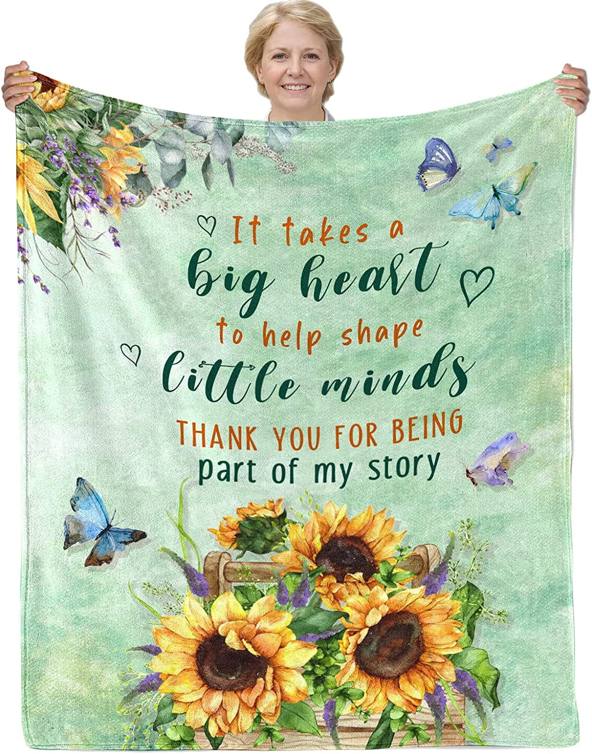 RooRuns Happy Retirement Gifts Teachers Day Gifts Teacher Gifts Blanket