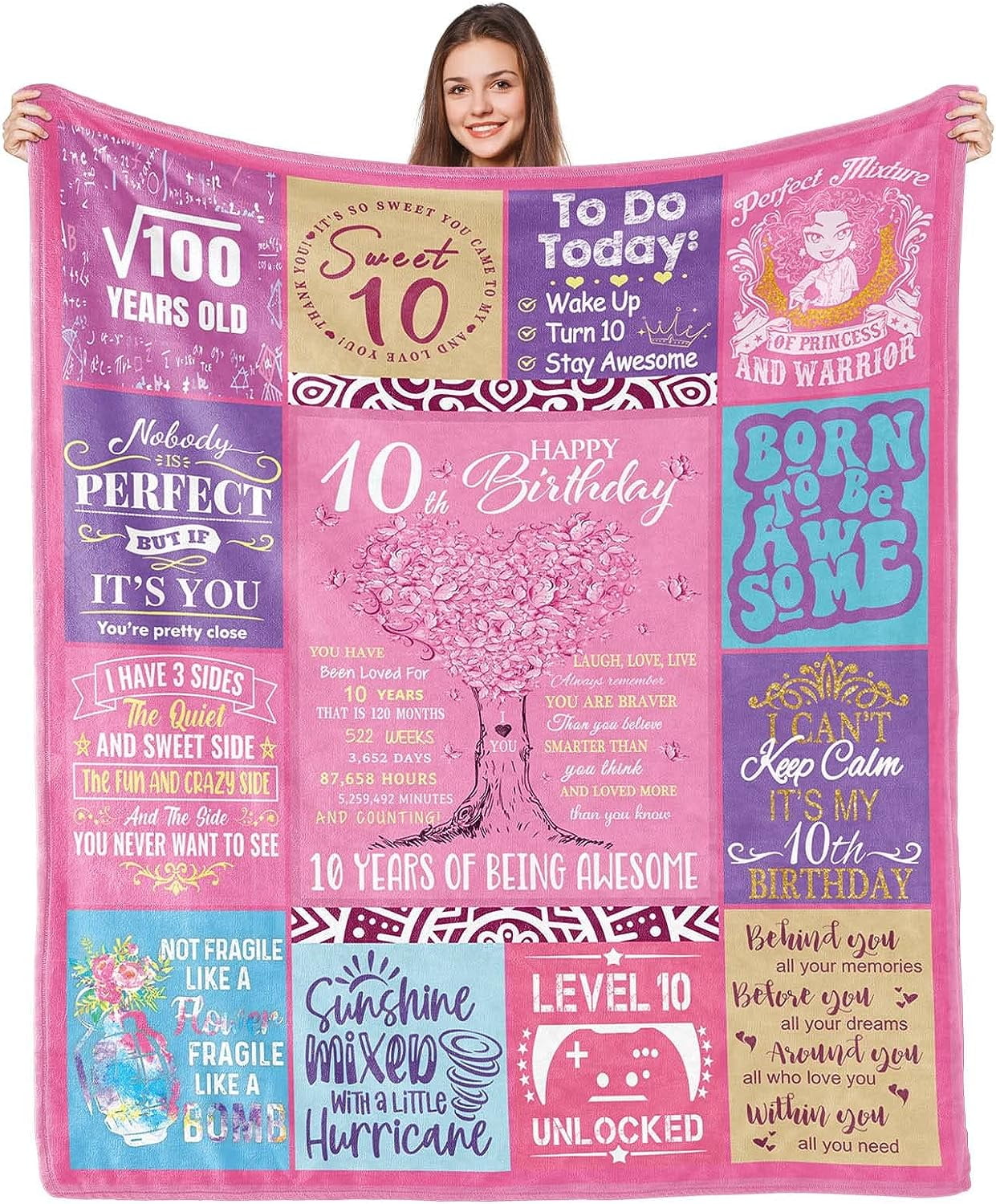 Throw Blanket Most Popular Gift For 12 Year Old Girl Birthday