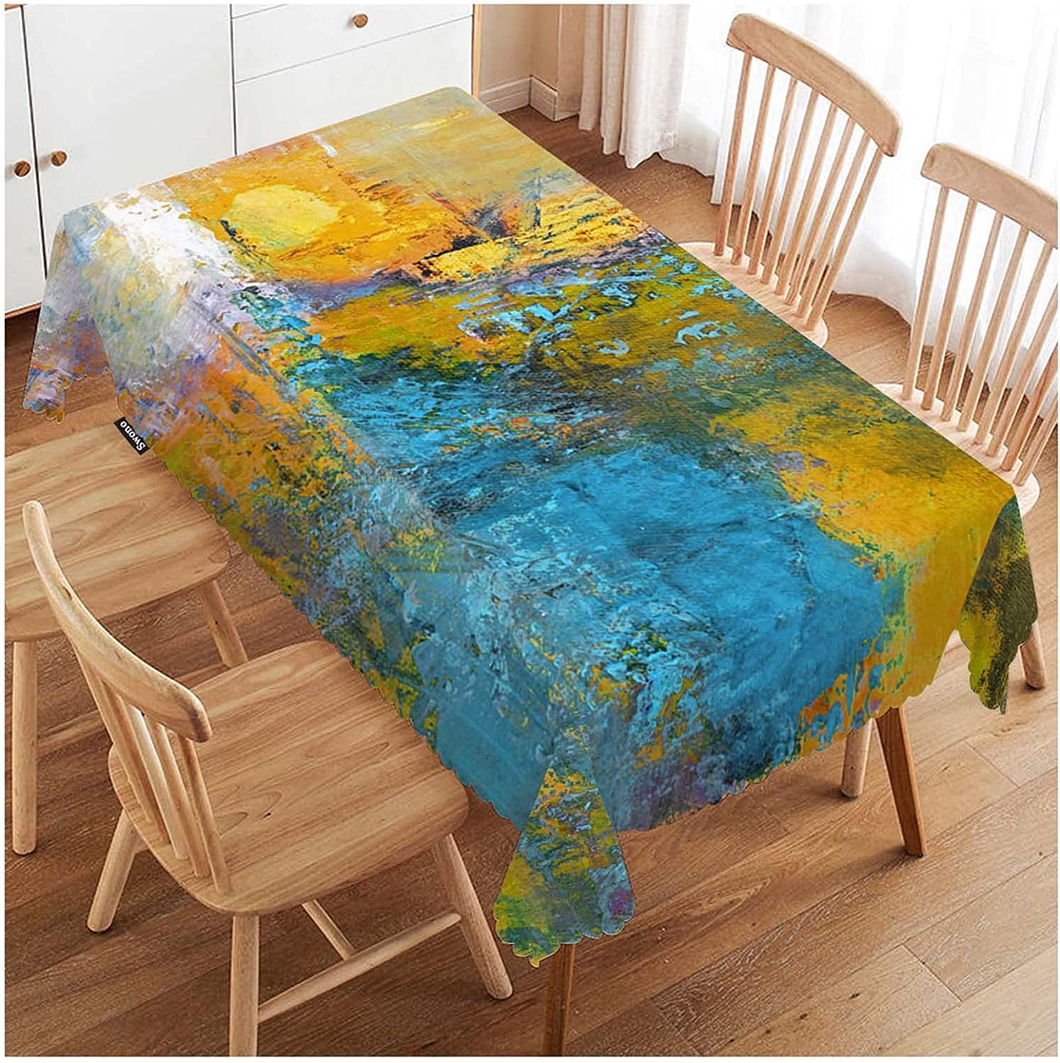 RooRuns Table Cloth Rectangle Tables Kitchen Table Cover Oblong