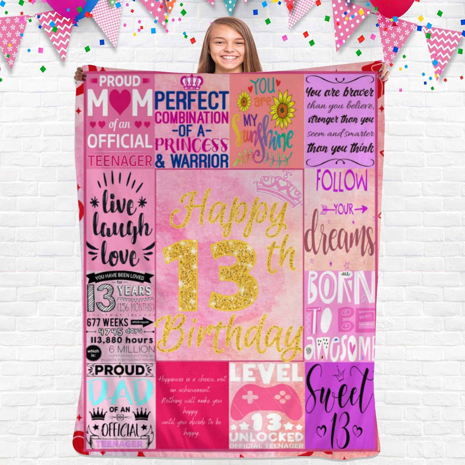 RooRuns 17 Year Old Girl Gift Ideas,to 17th Birthday Blanket 60