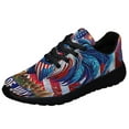 thumbnail image 1 of RooStr Happy 4th Of July Shoes Sneakers Black Size 4, 1 of 7