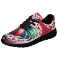 thumbnail image 1 of RooStr Valentine's Day Chicken Shoes Sneakers for Women Men Black Size 5, 1 of 7