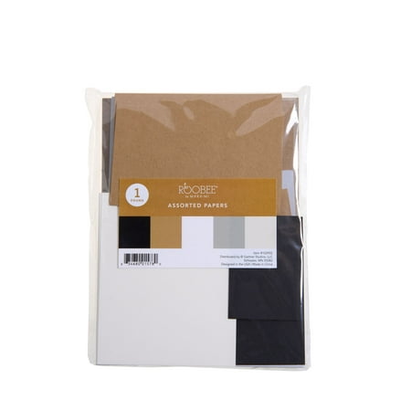 Roobee by Mara Mi Neutrals Multicolor Scrapbook Paper Pack, 1LB