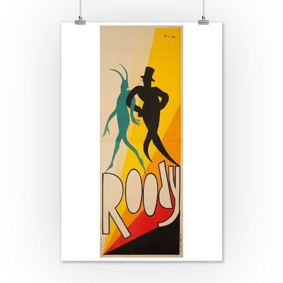 Roody Vintage Poster (artist: Calamida) Italy c. 1930 (12x18 Art Print, Wall Decor Travel Poster)