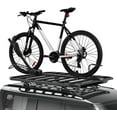 thumbnail image 1 of Roof Bike Rack Upright Bike Car Adjustable Universal Roof Mount Bike Rack - Rooftop Bike Racks 1 Bike Roof Carrier Bicycle Roof Rack Mount for Car SUV, 1 of 7