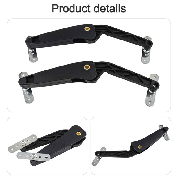 Roof Box Support Arm Bracket Shock Absorber PC+ASA Rust Proof for Car Luggage Rack Stable Mounting Black