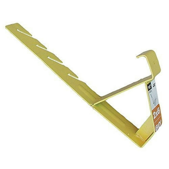 Acro Building Systems Roof Bracket, Contractor Grade - 60 Degree - Pack of 12, 16 In.