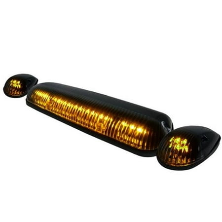 Roof Cab LED Light, Clear Lens - 3 Piece Set - 6 x 10 x 18 in.