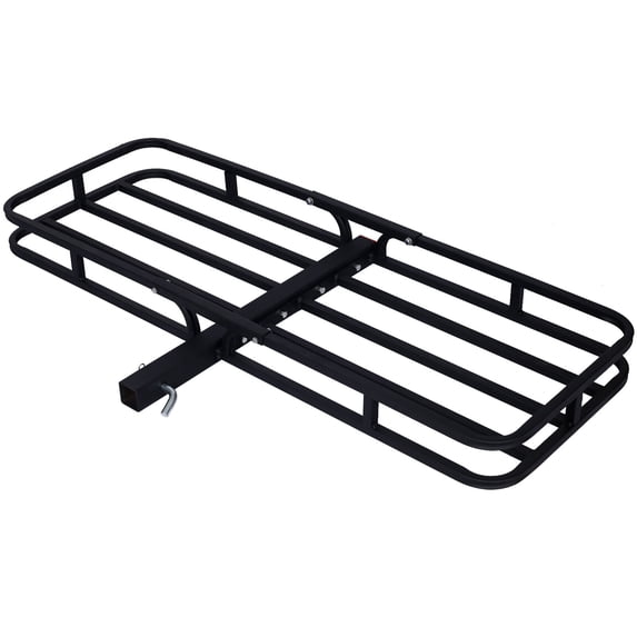 Roof Cargo Carrier, Hitch Mount Cargo Carrier ,Rear Cargo Rack for SUV, Truck, Car,Luggage Basket Rack Fits 2" Receiver, Black Cargo Carrier,Steel Truck Bed Rack